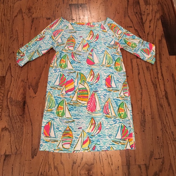 Lilly Pulitzer You Gotta Regatta Dress Size Medium - Picture 1 of 5
